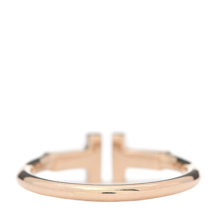 Tiffany 18K Rose Gold T Wire Ring 53 6.5 3 of 5