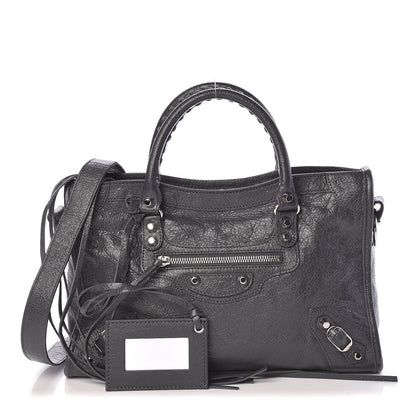 Balenciaga Agneau Classic Silver Hardware S City Gris Fossile 1 of 10