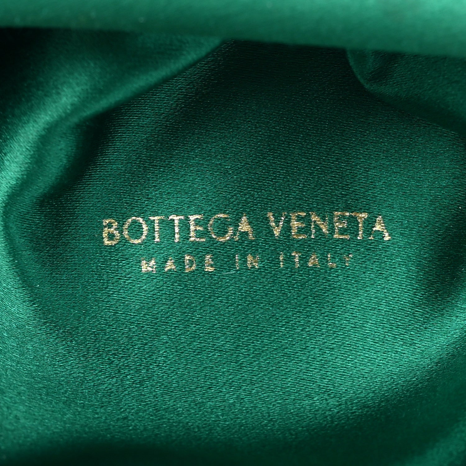 Bottega Veneta Satin Crystal Embellished The Mini Pouch Emerald 6 of 8