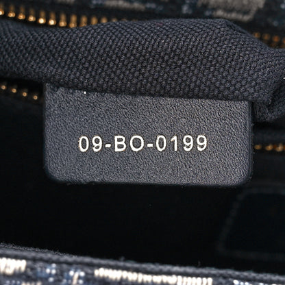 Christian Dior Oblique 30 Montaigne Flap Bag Blue 7 of 11