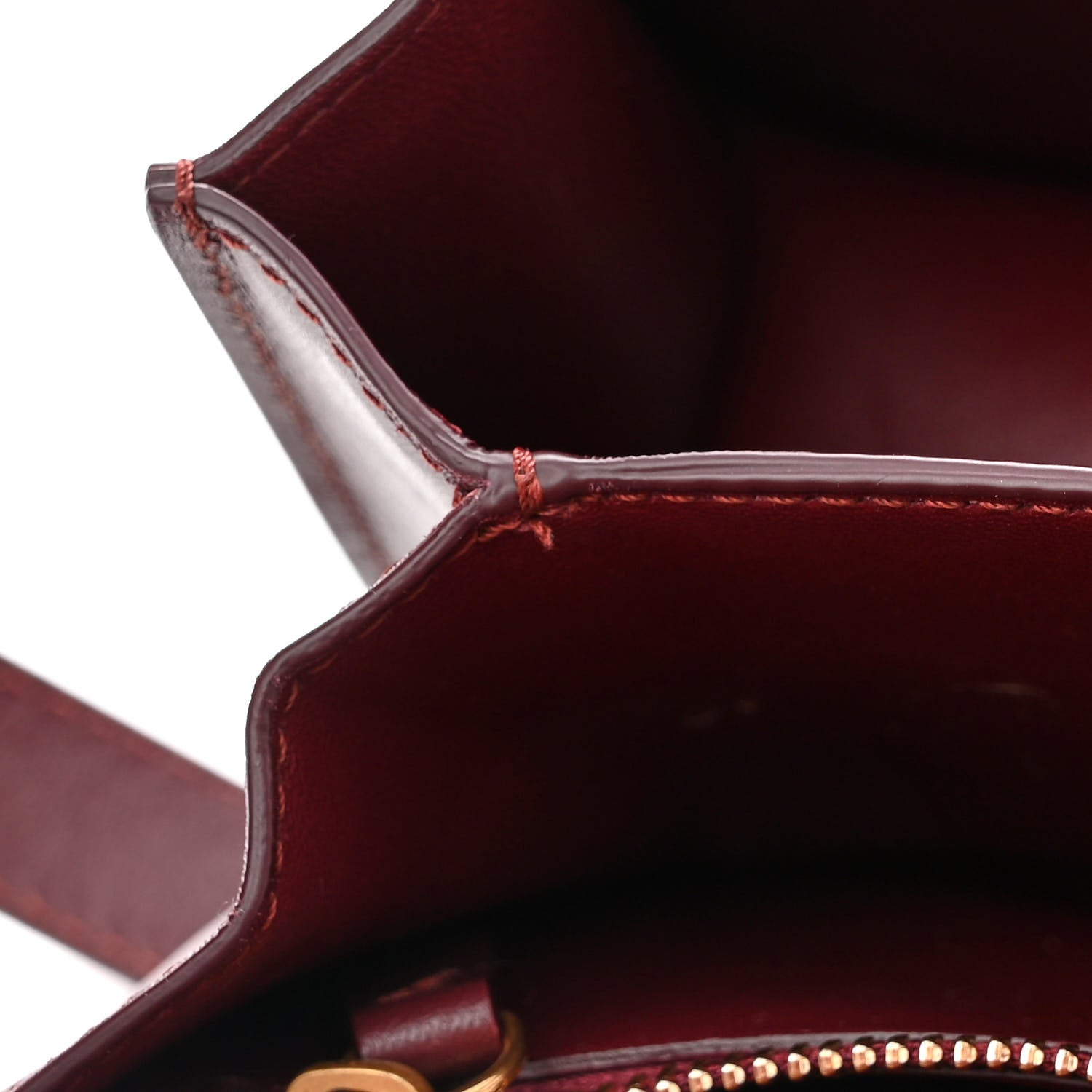 Celine Box Calfskin Small Classic Box Flap Bag Burgundy 16 of 18