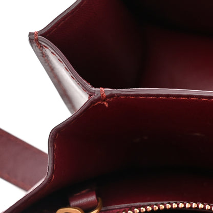 Celine Box Calfskin Small Classic Box Flap Bag Burgundy 16 of 18