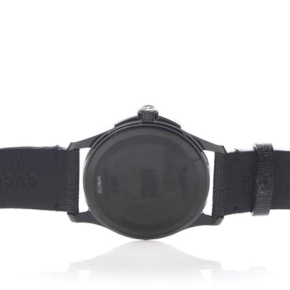 Gucci PVD Stainless Steel Canvas 38mm G-Timeless Ghost Quartz Watch Black 4 of 6