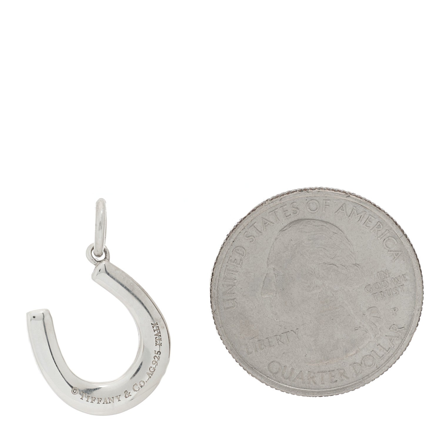 Tiffany Sterling Silver 1837 Horseshoe Charm 2 of 4