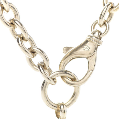 Chanel Quilted CC Pendant Chain Necklace Gold 5 of 6