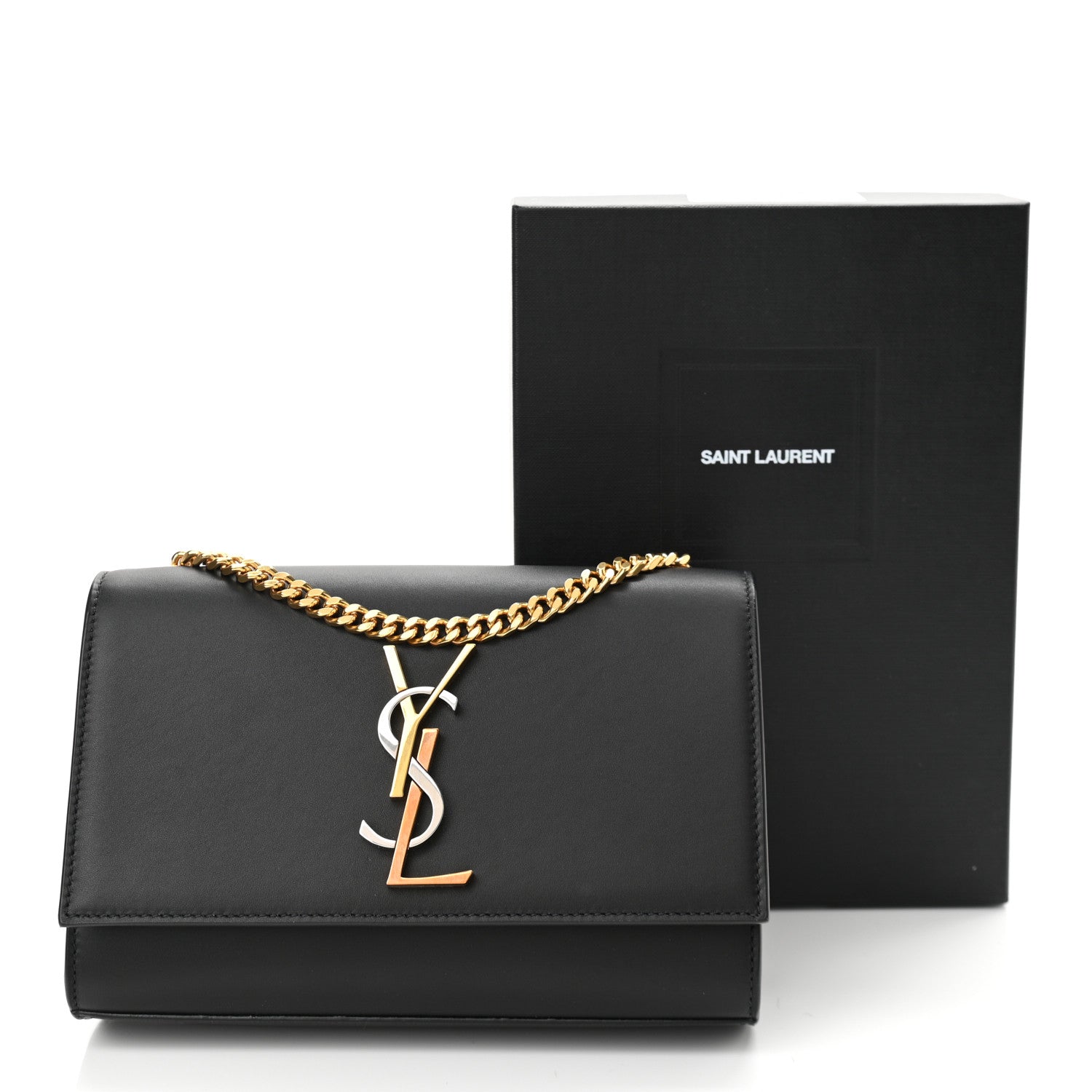 Saint Laurent Calfskin Small Monogram Kate Satchel Black 11 of 11