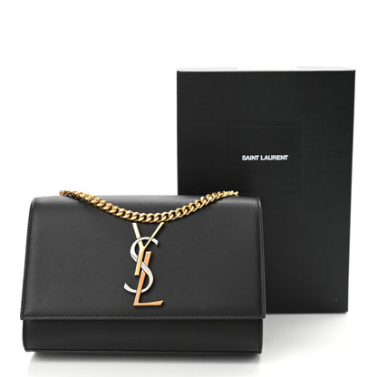 Saint Laurent Calfskin Small Monogram Kate Satchel Black 11 of 11