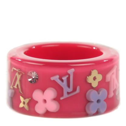 Louis Vuitton Resin Monogram Farandole Ring M Framboise 1 of 4