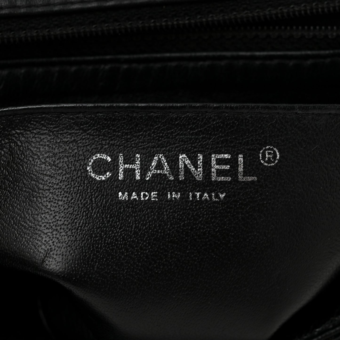 Patent Calfskin Quilted Mini Square Flap Black