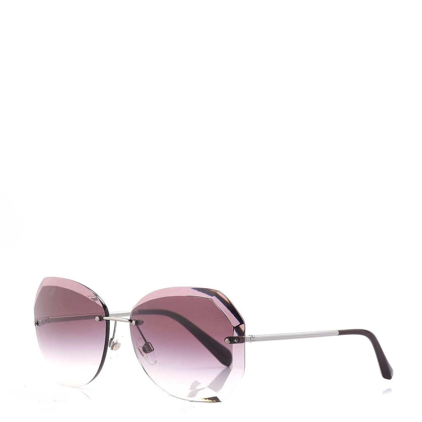 Metal Spring Round Sunglasses 4220 Pink
