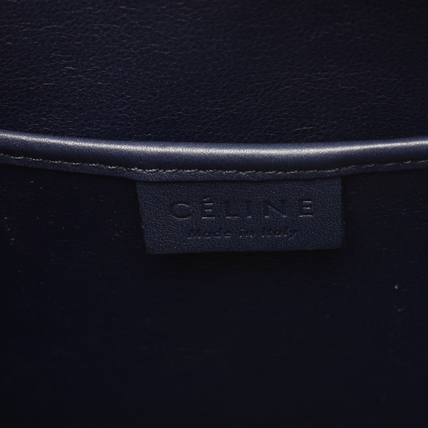 Celine Smooth Calfskin Nano Luggage Navy Blue 6 of 14
