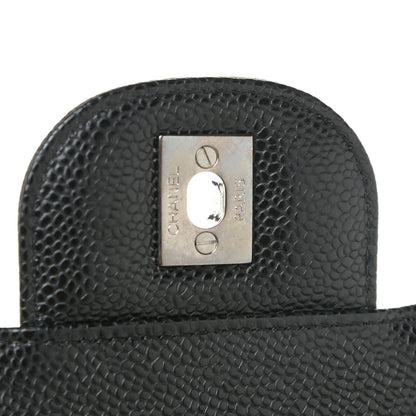 Chanel Caviar Quilted Jumbo Double Flap Black 11 of 13