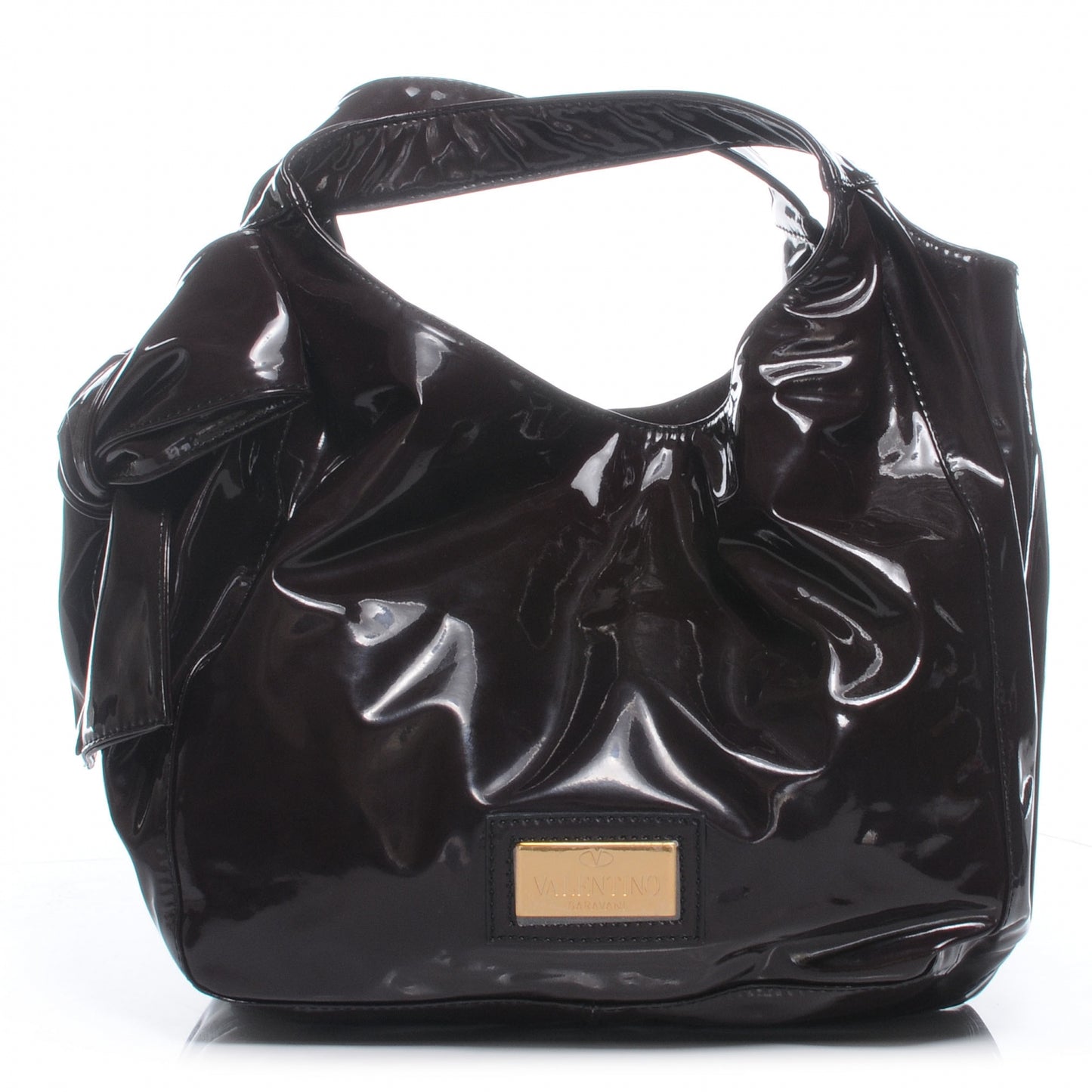 Patent Lacca Small Nuage Hobo Purple