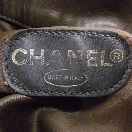 Chanel Lambskin CC Drawstring Shoulder Bag Brown 8 of 10