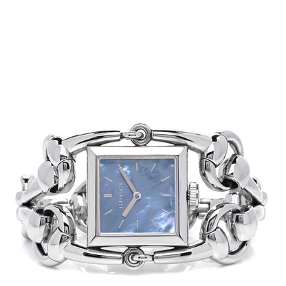 Gucci Stainless Steel Blue Mother of Pearl 25mm Signoria Quartz Watch 4 of 8