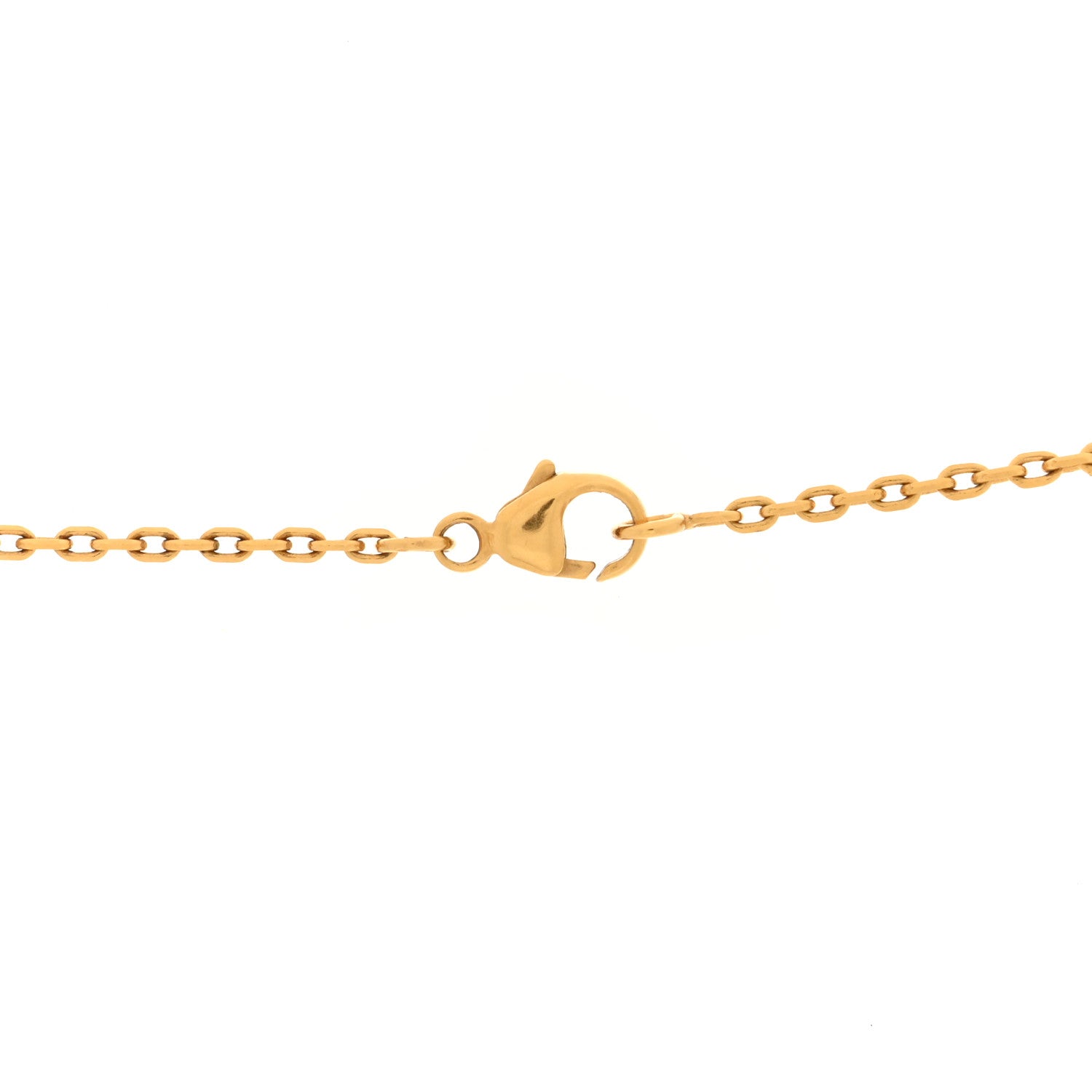 Hermes Swift Small O'Kelly Pendant Necklace White 5 of 6