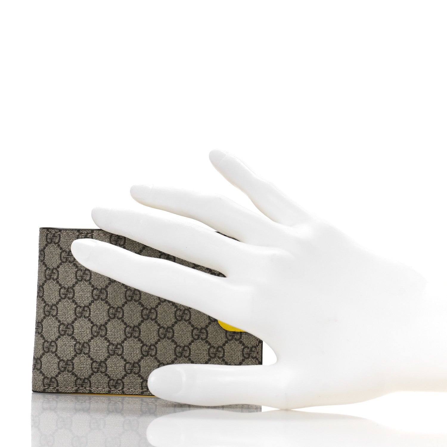 Gucci GG Plus Monogram Bi-Fold Wallet Yellow 2 of 10