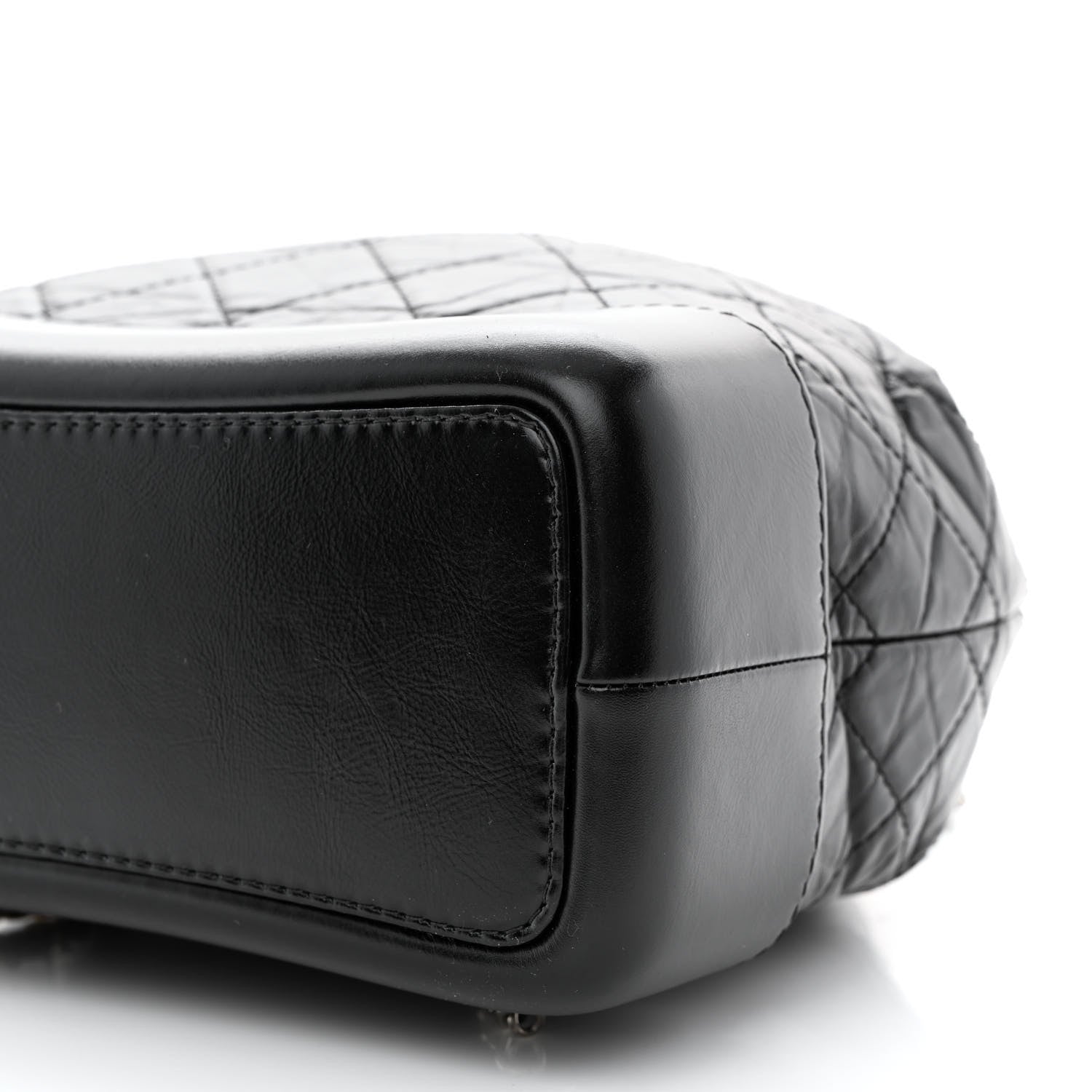 Chanel Aged Calfskin Quilted Small Gabrielle Backpack Black 10 of 11