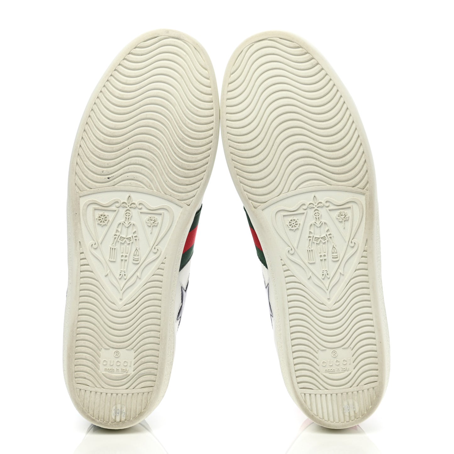 Calfskin Ayers Web Star Embroidered Womens Ace Sneakers 39.5 White Multi