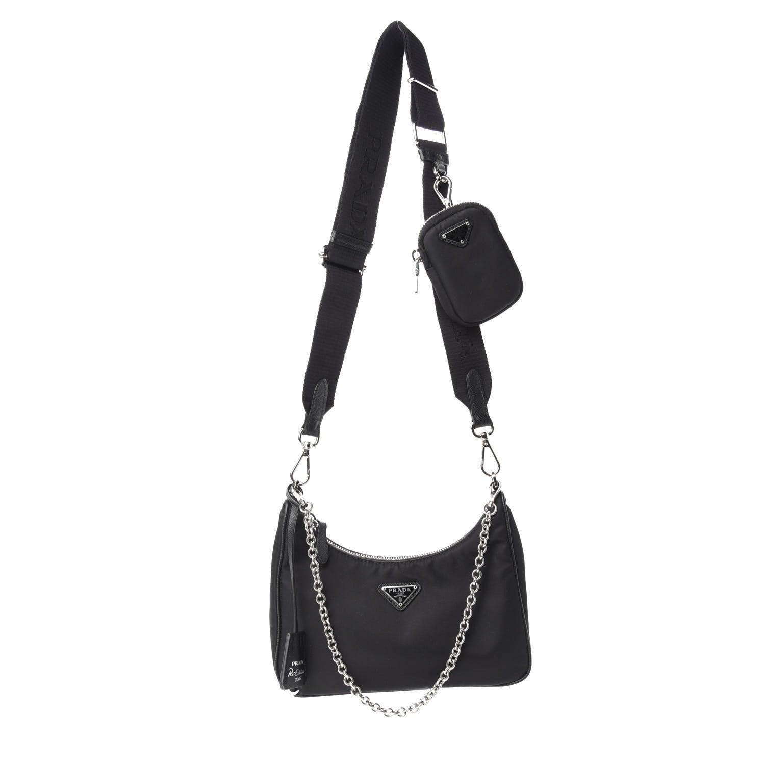 Prada Nylon Re-Edition 2005 Shoulder Bag Black 1 of 11