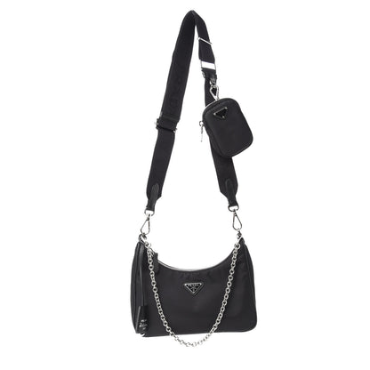 Prada Nylon Re-Edition 2005 Shoulder Bag Black 1 of 11