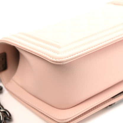 Chanel Calfskin Quilted Small Boy Flap Light Pink 12 of 12