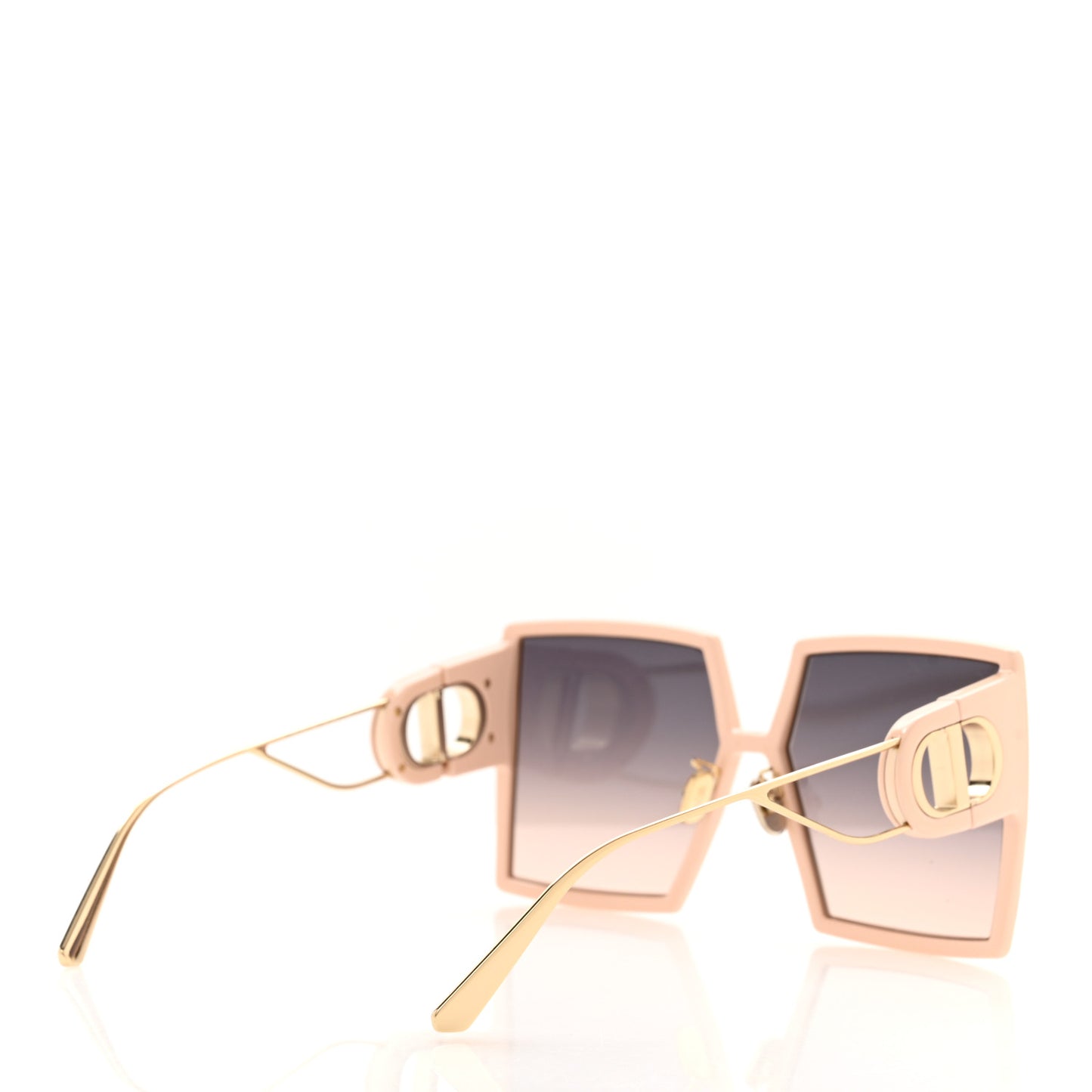 Square 30 Montaigne Sunglasses White
