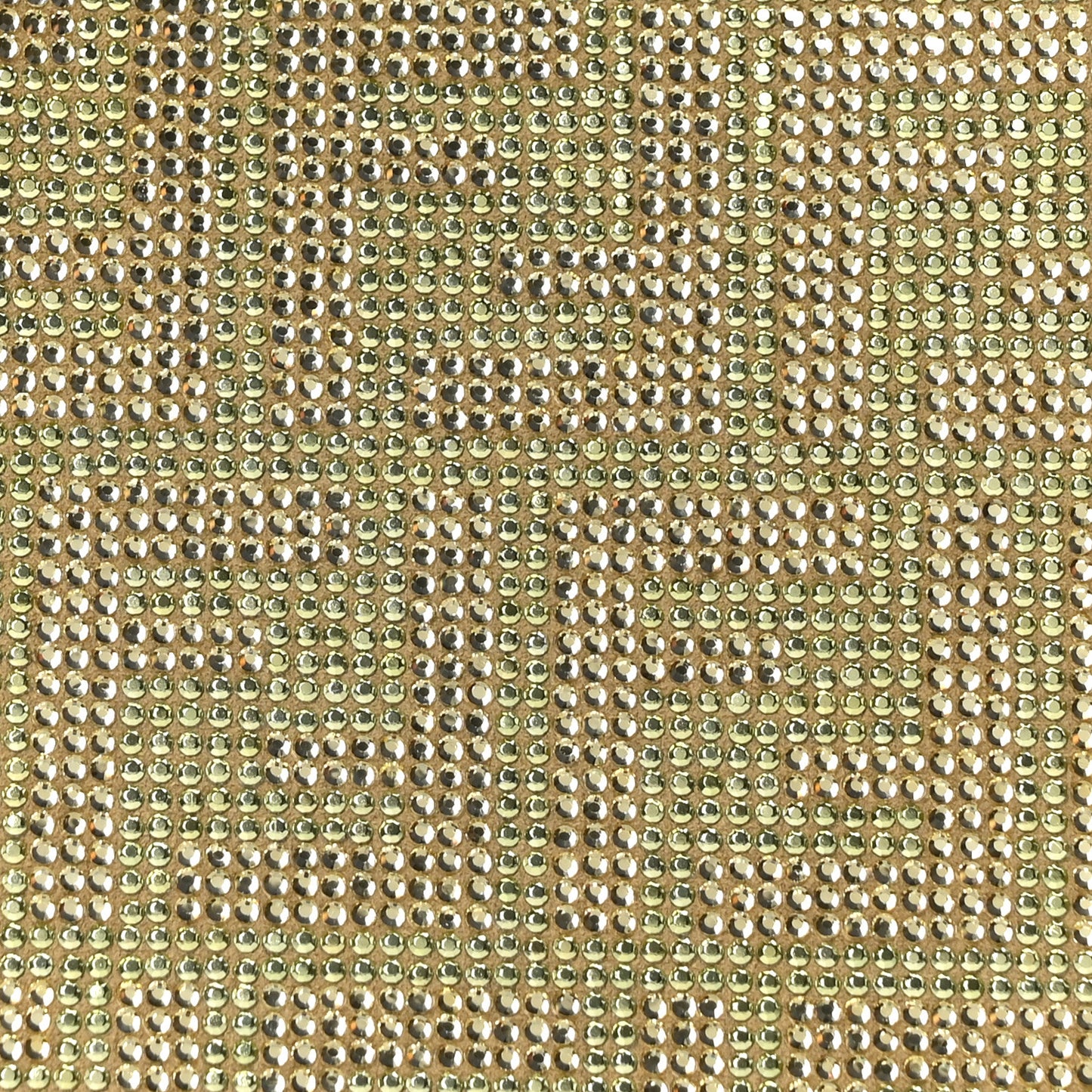 Crystal Vitello Laminato FF Petite Peekaboo I SEE U Satchel Crystal Platinum Light Gold
