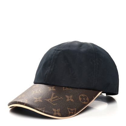 Louis Vuitton Polyester Silk Monogram LV Get Ready Cap L Black 1 of 7