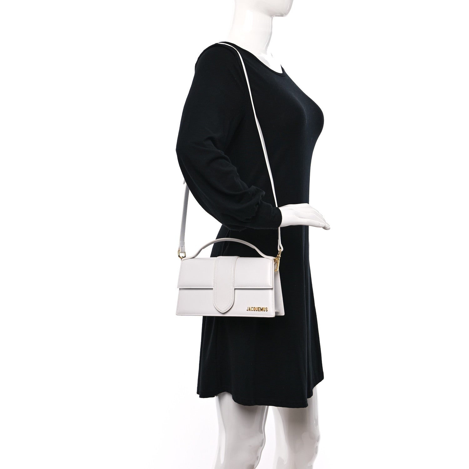 Jacquemus Smooth Calfskin Le Grand Bambino White 2 of 12