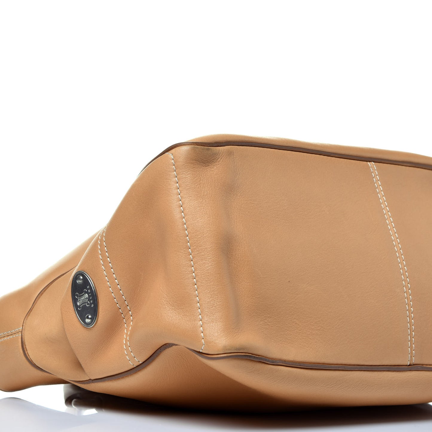 Calfskin Boogie Satchel Beige