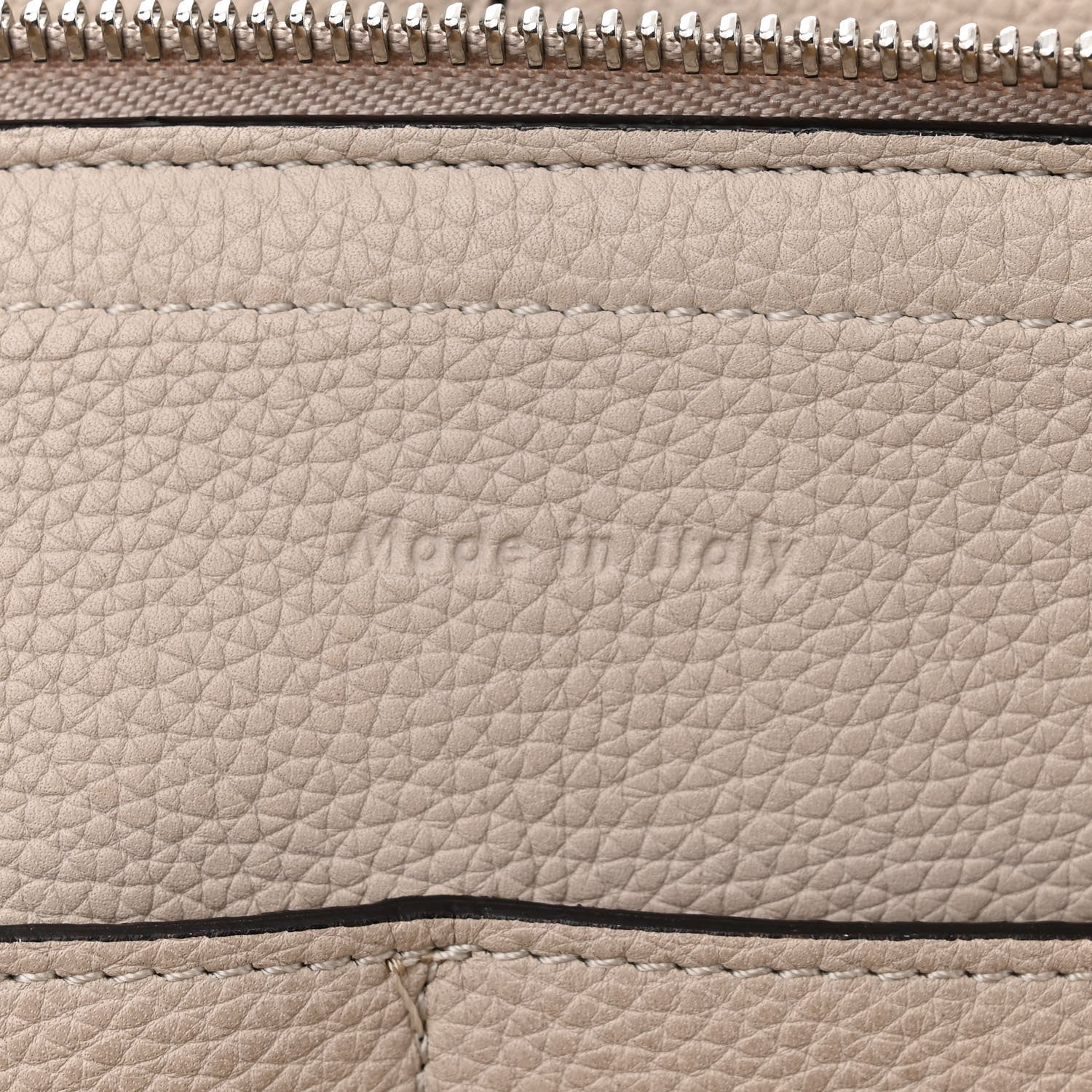 Celine Baby Grained Calfskin Medium Tri-Fold Bag Powder 8 of 22