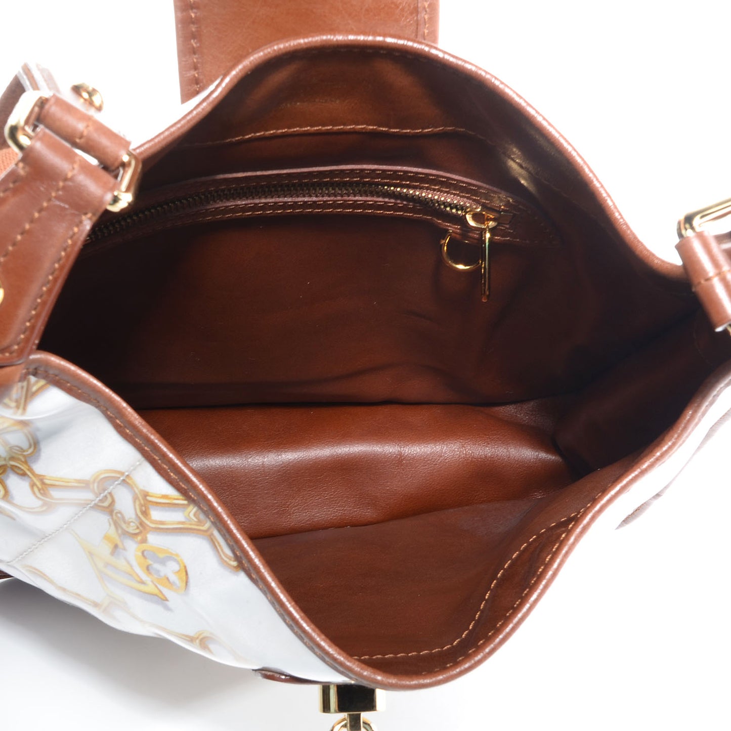 Monogram Charms Musette White