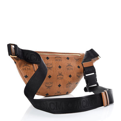 MCM Visetos Small Fusten Belt Bag Cognac 3 of 9