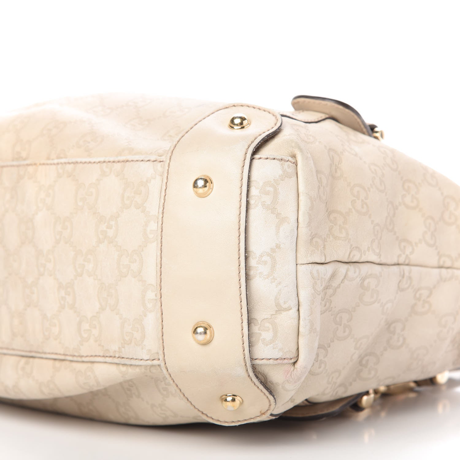 Gucci Guccissima Small Pelham Shoulder Bag Off White 7 of 12