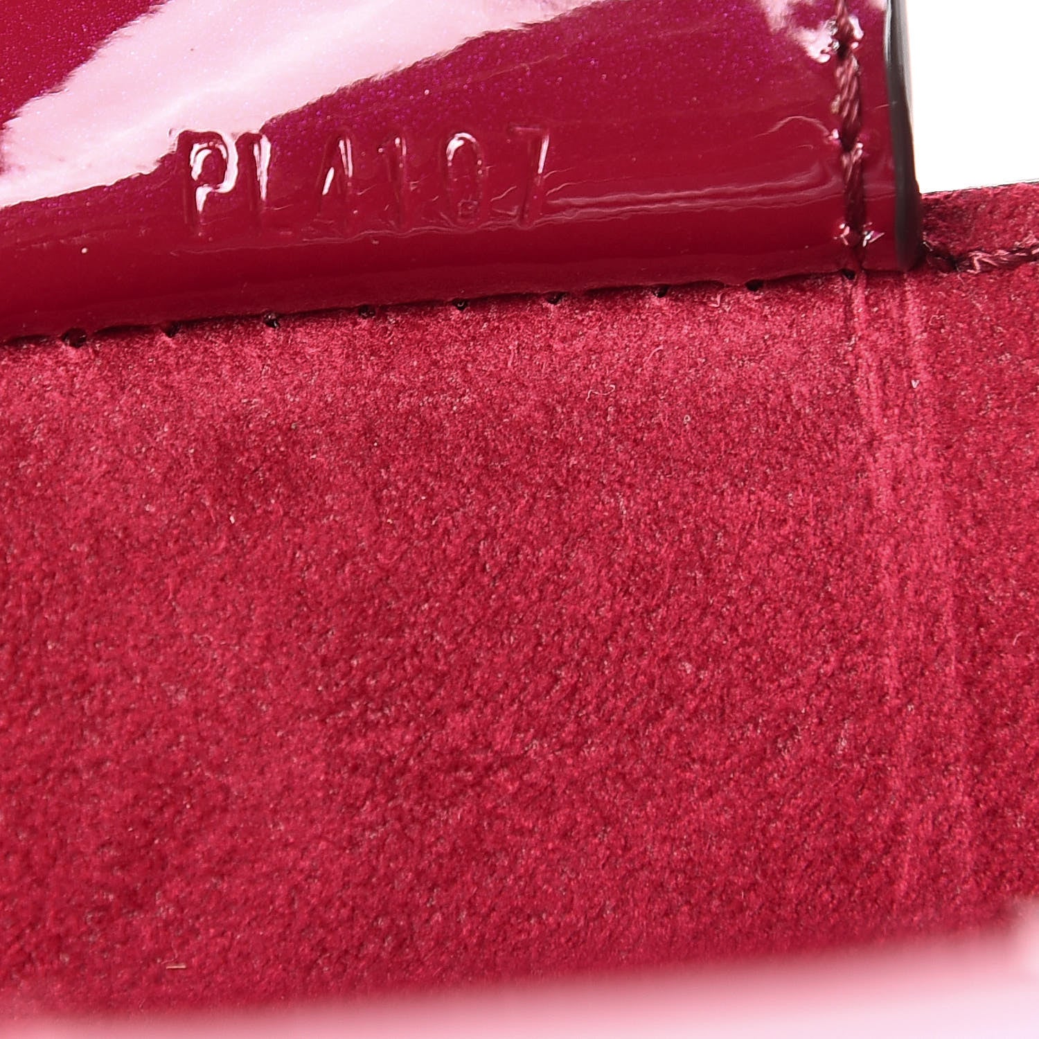 Louis Vuitton Vernis Long Beach PM Magenta 8 of 12