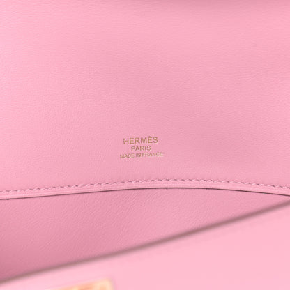 Hermes Swift Kelly Cut Clutch Pochette Mauve Sylvestre 18 of 26