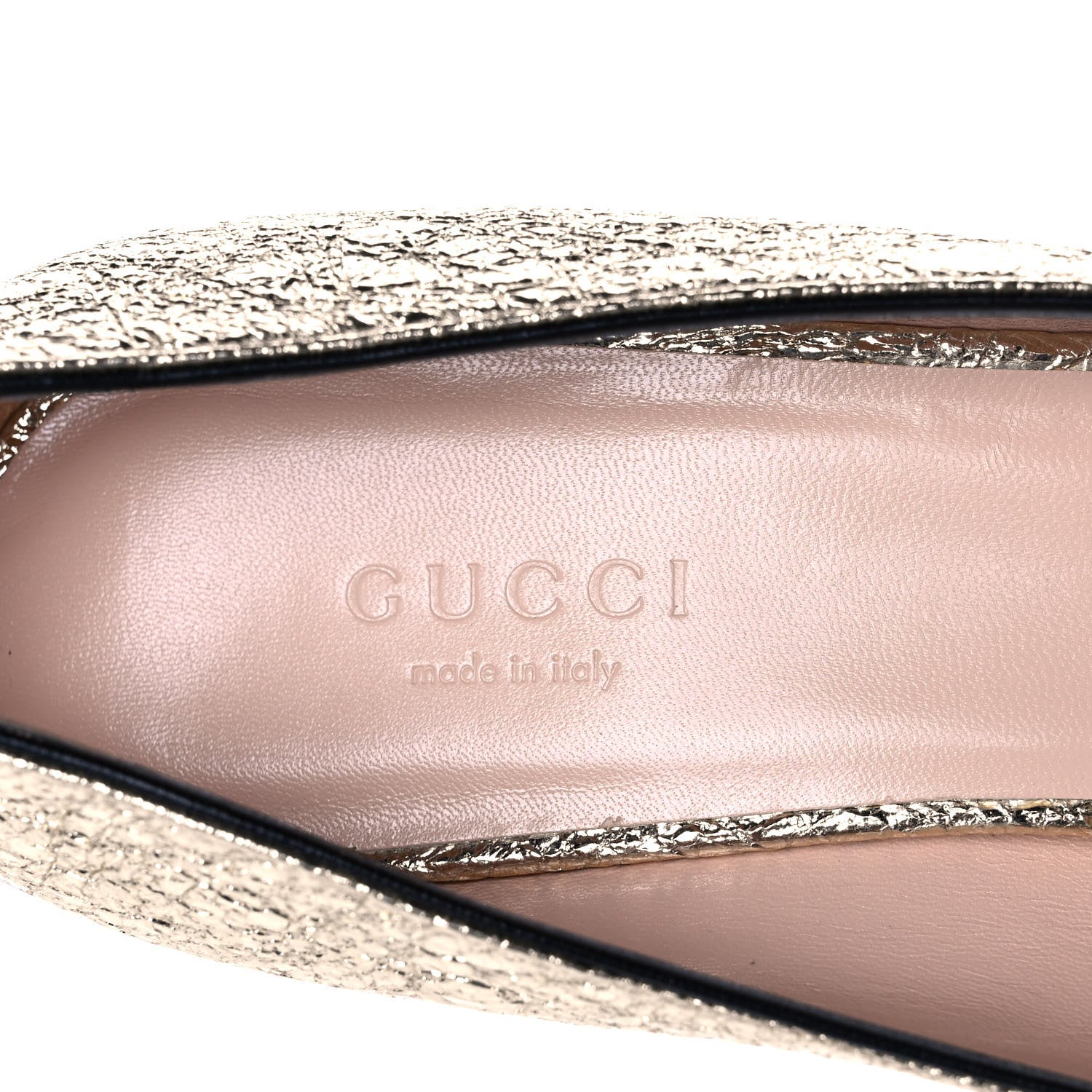 Gucci Galassia GG Marmont Fringe 50mm Loafer Pumps 37 Platino 7 of 10
