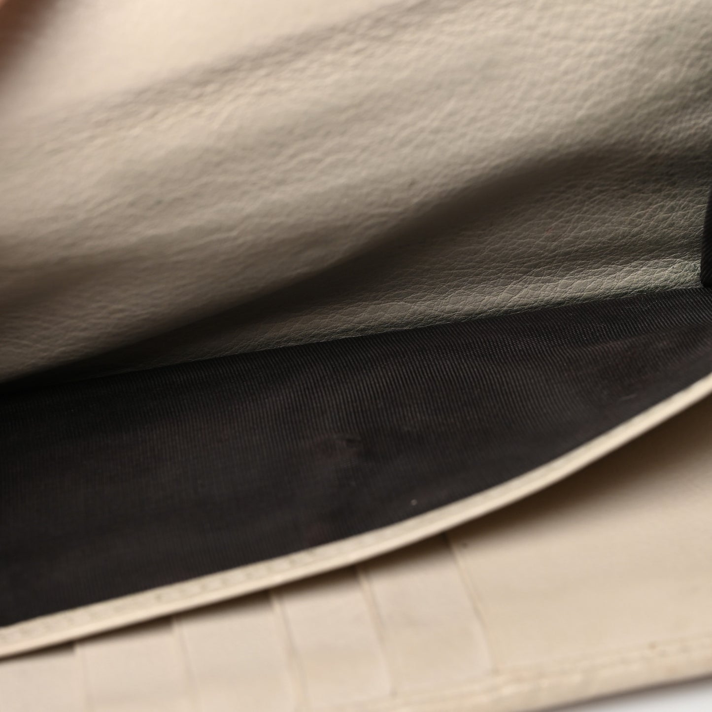 Guccissima Ladies Web Long Wallet Off White