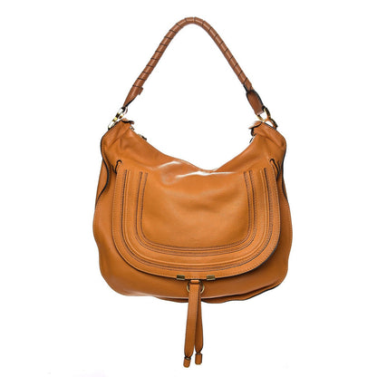 Chloe Calfskin Large Marcie Satchel Brown Sugar 1 of 11