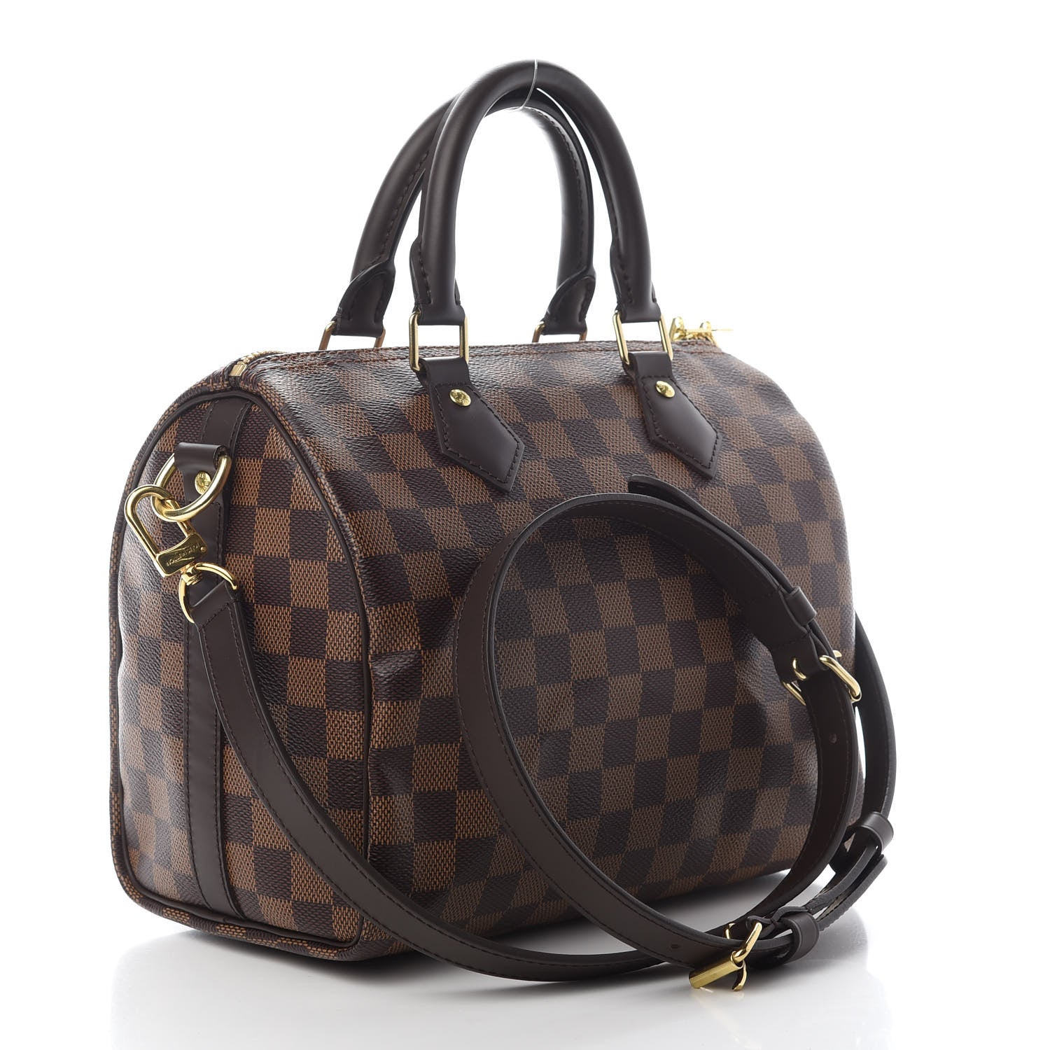 Louis Vuitton Damier Ebene Speedy Bandouliere 25 3 of 10