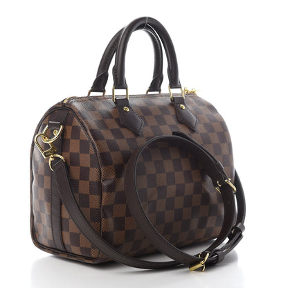 Louis Vuitton Damier Ebene Speedy Bandouliere 25 3 of 10