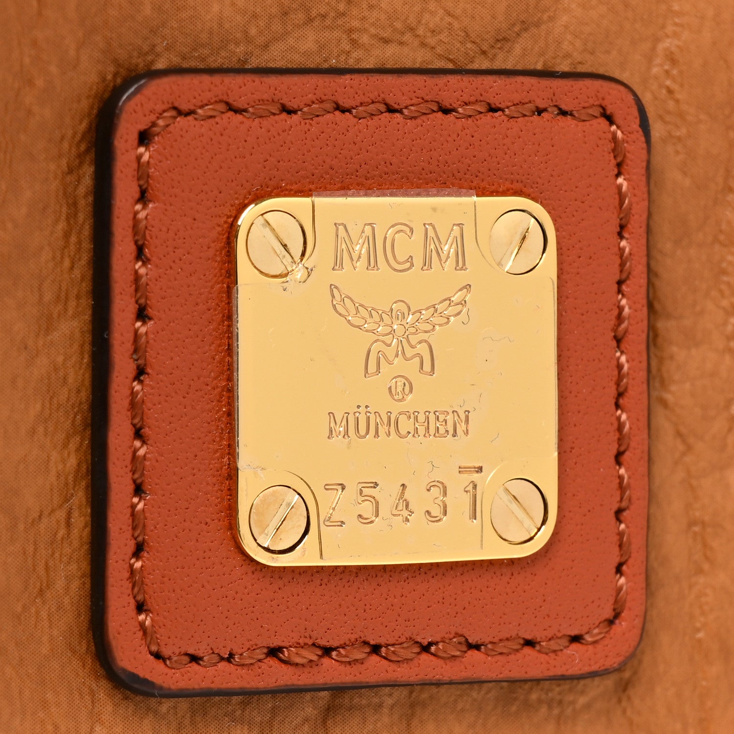 MCM Visetos Heritage Belt Bag Cognac 7 of 10