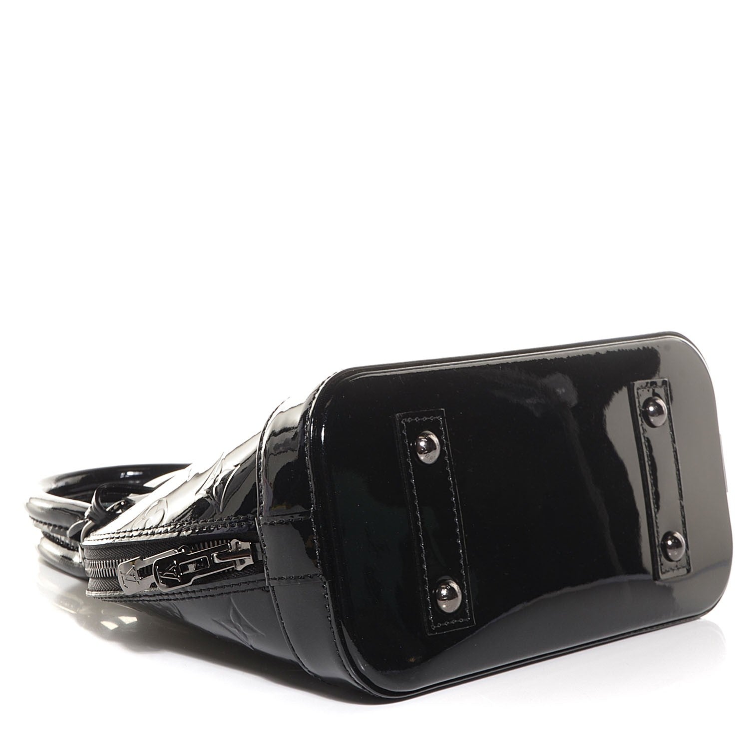 Louis Vuitton Vernis Alma BB Noir Magnetique 4 of 8