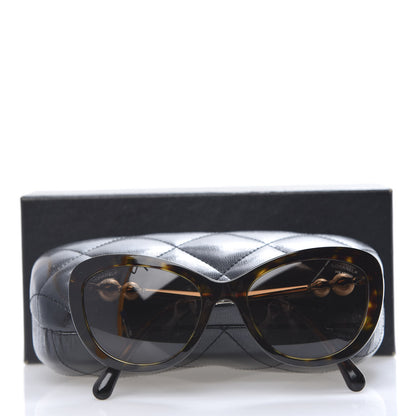 Chanel Acetate Pearl Polarized Cat Eye Sunglasses 5340-H Tortoise 7 of 7