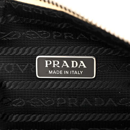 Prada Grace Lux Triangle Shoulder Bag White 7 of 13