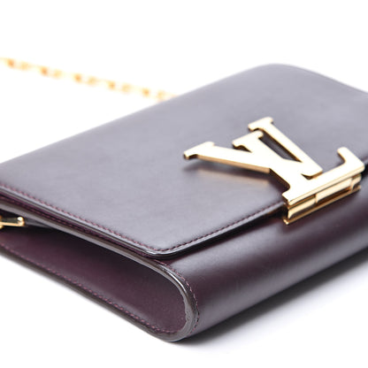 Louis Vuitton Calfskin Chain Louise GM Amarante 7 of 8