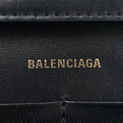 Balenciaga Shiny Box Calfskin Hourglass Chain Bag Black 6 of 11