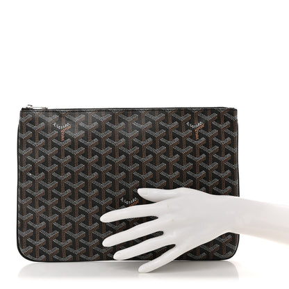 Goyard Goyardine Senat Pochette MM Black 3 of 16