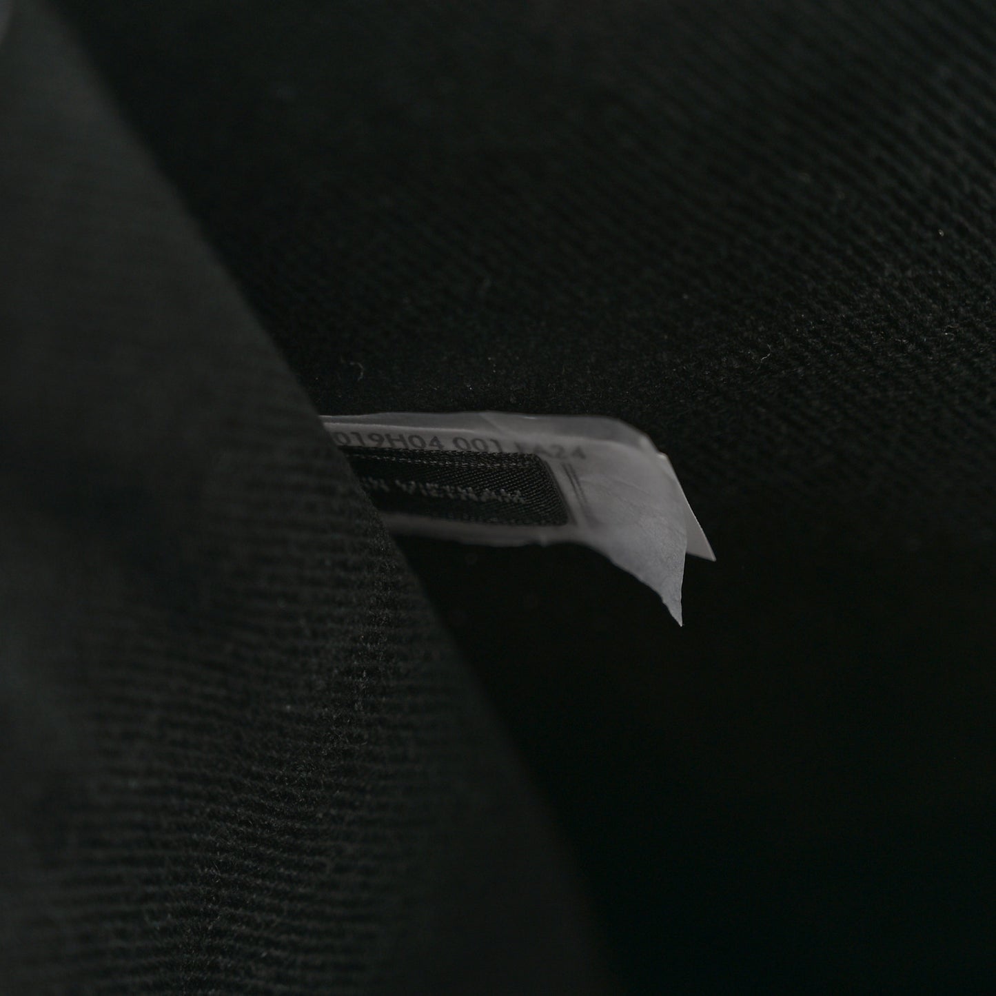 x Denim Tears Grained Calfskin Medium The Tote Bag Black